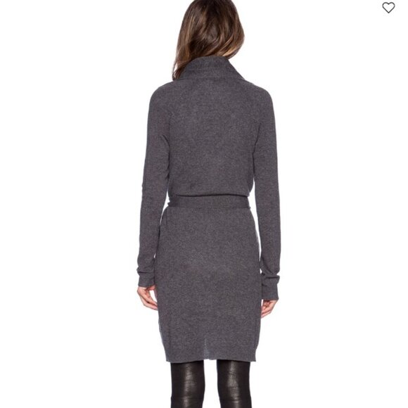 THEORY Ashtry LL Cashmere belted cardigan sweater - Picture 3 of 7